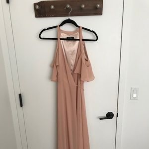 Lulu's Blush Maxi Dress